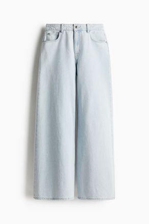 H&M Wide High Jeans - Blue