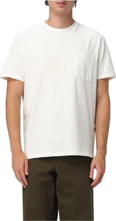 Barena Tops, Heren, Wit, L, Pocket T-Shirt