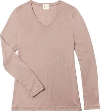 Engel Shirt L/S Merinoshirt f&uuml;r Damen | rosa
