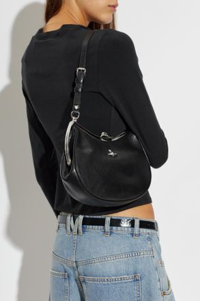 Vivienne Westwood Charm Frame Bag, Womens, Black