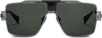 Balmain Idol Zonnebril - Dames - Zonnebrillen - Grijs - 60 MM - Accessoires