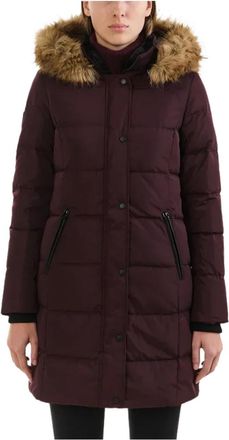 Rudsak Womens Maya Puffer Jackets Wine 4125522
