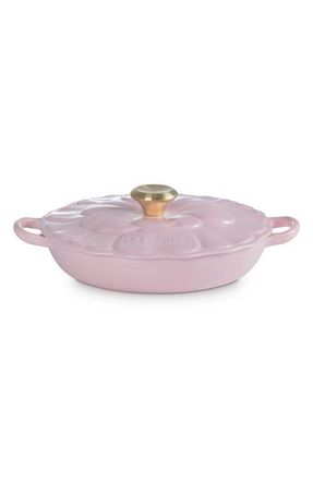 LE CREUSET Petal Signature Braiser in Chiffon Pink at Nordstrom