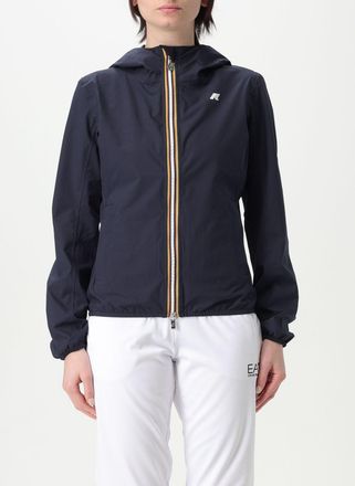 K-Way Giubbotto K-Way in nylon con cappuccio