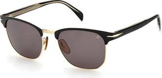 David Beckham Grey Square Mens Sunglasses DB 7057/F/S 0I46/IR 56