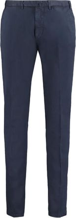 THE (ALPHABET) Chino in misto cotone - Blu