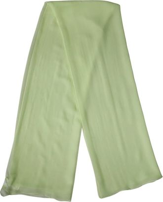 Dolce & Gabbana Stola Sjaal - Dames - Zijden sjaals - Groen - ONE Size - Accessoires