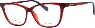 Max & Co. MO5038 066 Shiny Red 56mm
