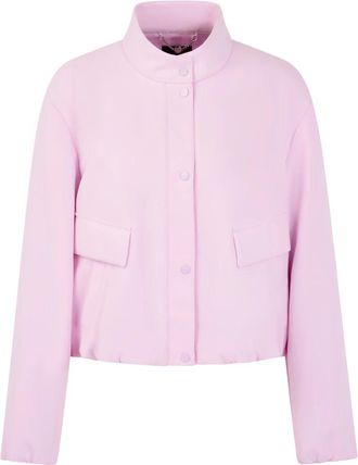 Marc Cain Jacke mit kleinem Stehkragen - Dames - Zomerjassen - Roze - S - Tule - Jassen
