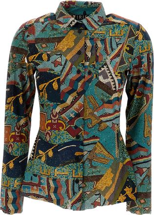 Iri&eacute; Multicolour Button-Down Shirt with Classic Collar