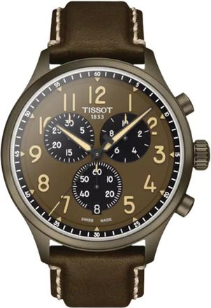 Tissot T-sport Chrono Xl Mens Brown Watch T1166173609200 Leather - One Size