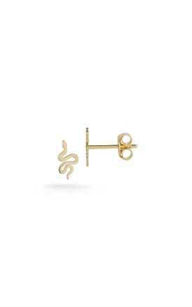 Ember Fine Jewelry 14K Italian Gold Snake Stud Earrings