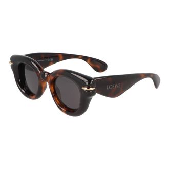 Loewe Sunglasses, unisex, Brown, 46 MM, Stylish Sunglasses with Irregular Shape