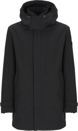 Peuterey Black Groff Hooded Padded Coat