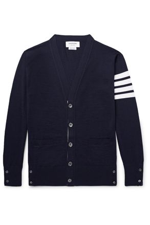 Thom Browne Striped Wool Cardigan