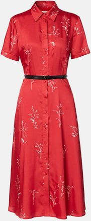 Altuzarra Abito midi Kiera in seta con stampa