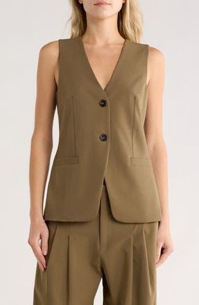 Wayf Woven Vest in Olive at Nordstrom Rack, Size X-Large