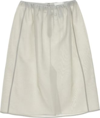 Amomento Gonna con arricciature - Toni neutri