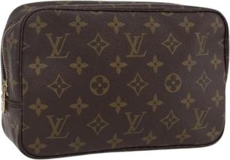 Louis Vuitton Pre-owned Monogram Clutch Tas - Dames - Vintage Clutch - Bruin - ONE Size - Vintage