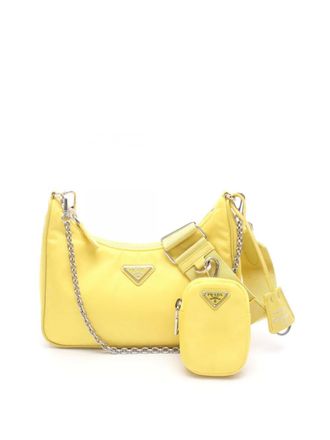 Prada 2013-2025 Tessuto Re-Edition 2005 satchel - Yellow