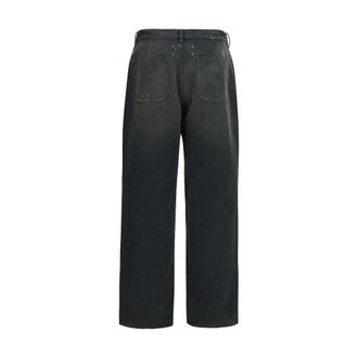 Maison Margiela Mens Gray Cotton Casual Pants