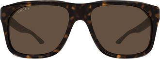 Gucci Sunglasses Gg2077 S 002 Brown/Brown Men