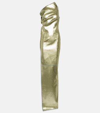 Rick Owens Abito lungo Athena con paillettes