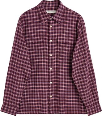 Sunflower New Pocket Shirt - Heren - Casual Overhemden - Paars - M - Katoen - Overhemden