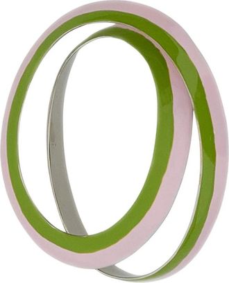 Marni Enamel Spiraal Armband - Dames - Armbanden - Veelkleurig - S - Leer - Accessoires