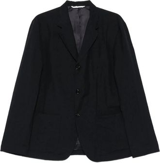 Cellar Door Wool Blazer - Heren - Blazers - Blauw - M - Wol - Jassen