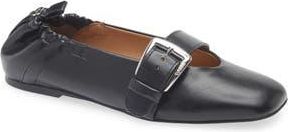 Ganni Mary Jane Ballet Flat in Black at Nordstrom Rack, Size 11Us / 41Eu