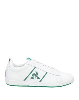 Claquettes Le Coq Sportif Slide HF – Mixtes Enfant, Semelle PU, Noir/blanc/jaune Vif