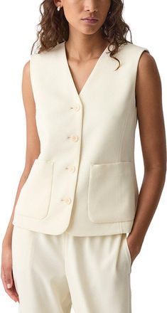 Theory Zig Zag Stitch Vest