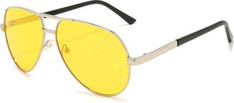 Generic Polarized Night Vision Sunglasses for Driving and Hiking, Intelligent Light-Sensitive, Elastic Frame for Men