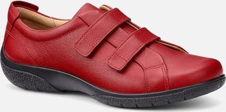 Hotter Womens Leap II Womens Casual Shoes - Red - Size: 7.5