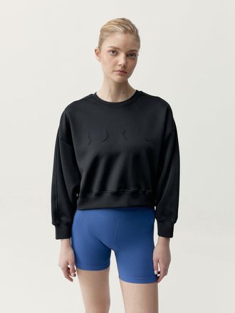 Born Living Yoga Sweatshirt Flora Black