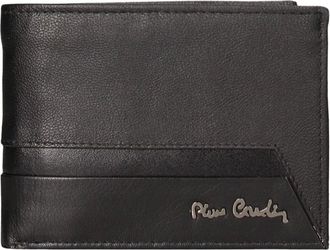 Pierre Cardin Tilak135 Portemonnee - Heren - Accessoires - Zwart - Maat: ONE Size Zijde