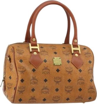 MCM Pre-owned Handbags, female, Brown, Size: ONE SIZE Pre-owned Hand Bag