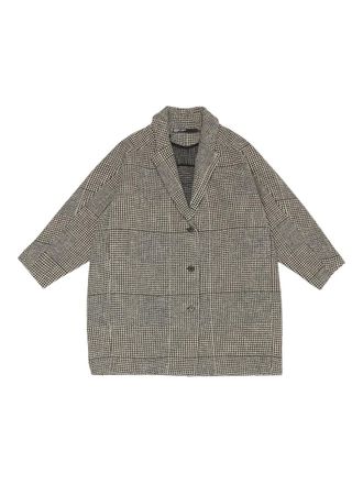 Bimba & Lola Jack met knopen en pied-de-poule print - Zwart