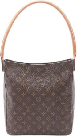 Louis Vuitton Pre-owned Shoulder Bags, female, Brown, Size: ONE SIZE Pre-owned Canvas handbags