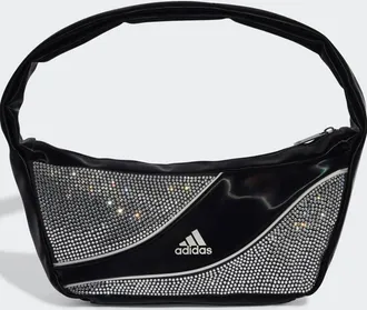adidas Originals Adilenium Season 4 - Borsa da spalla nera con strass-Nero