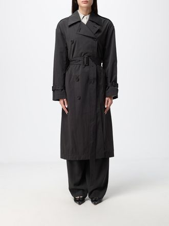Toteme Trench doppiopetto in misto cotone con cintura regolabile