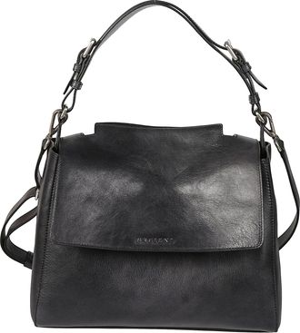 Orciani Sveva Medium Structured Calfskin Shoulder Bag