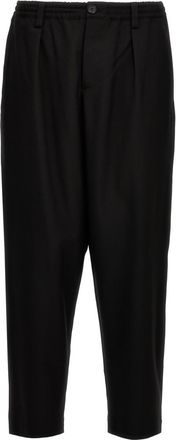 Marni Black Regular Flat Front Pants
