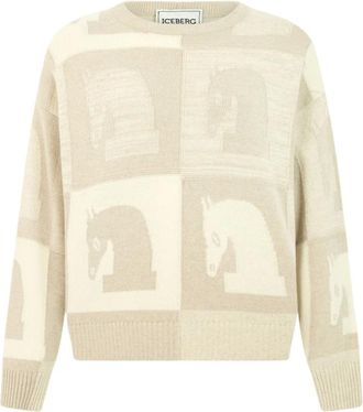 Iceberg Maglione Girocollo - - Knitwear - Donna - Multicolore - S