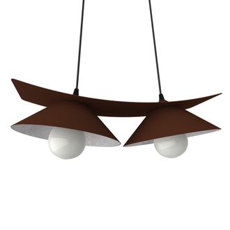 Lumicom Miller X2 L&aacute;mpara De Techo &Oslash;25 Corten Hoja