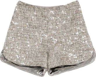 Simona Corsellini Cpsh 00101 Bermuda Shorts - Dames - Bermuda - Grijs - M - Korte Broeken