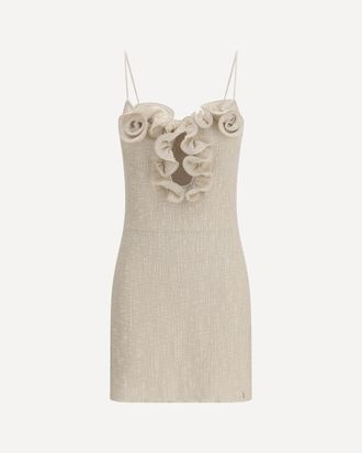 Magda Butrym Sleeveless cr&ecirc;pe beach mini Dress Female 34