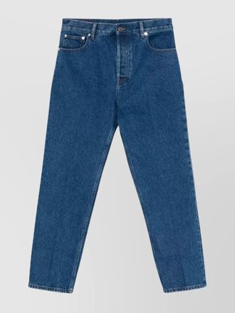 Gucci denim slim-fit straight-leg trousers