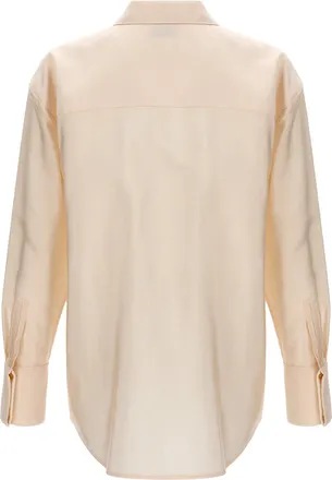 Saint Laurent Mens Beige Acetate Blouse